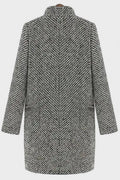 Oliven – Premium Long Wool Coat – XL