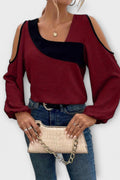Olivia – Square top – Dark Red / S