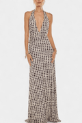 Olivia – Maxi Dress – Brown / S