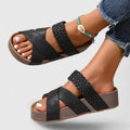 Olivia – Supportive Sandals – Brown / 37