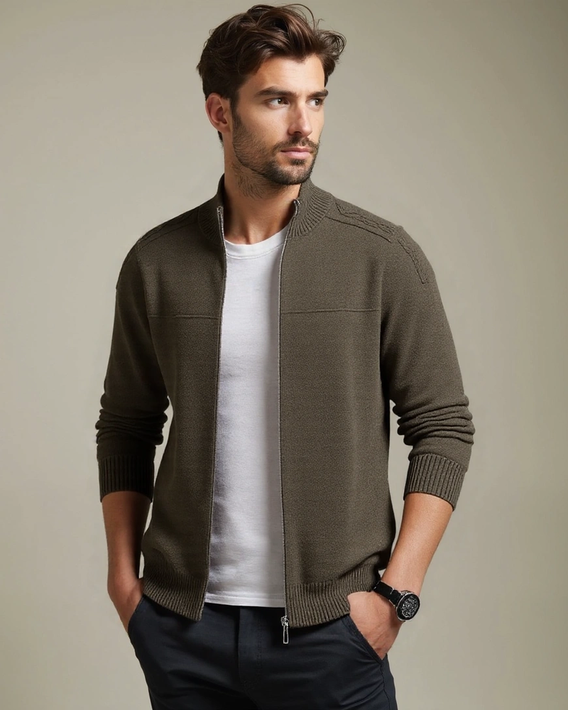 Oscar – High-Neck Jumper – Black / S
