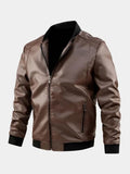 Oscar – Leather jacket – Brown / XL