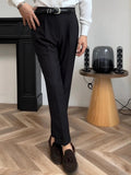 Patrick – Hollywood Pants with Belt – Black / 31