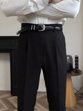 Patrick – Hollywood Pants with Belt – Black / 32