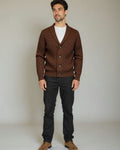 Patrick – Classic warm shirt – Brown / M