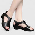 Pernille – Elegant Sandals – Wine Red / 38