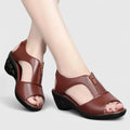 Pernille – Elegant Sandals – Wine Red / 39