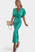 Pernille – Midi dress – Green / XL