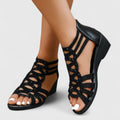 Pernille – Supportive Sandals – Black / 37