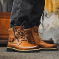 Phoenix – Lace-up Boots – Dark Brown / 41