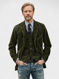 Radek – Vintage jacket and vest – Brown / XL