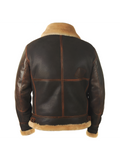 Rasmus – Classic Aviator Jacket – Dark Brown / XL