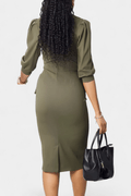Reanna – Dress – Army Green / M