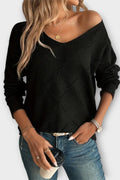 Rikke – Loose Top – Black / M