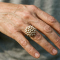The ring with pearl inserts – 17