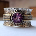 The ring for meditation made of bohemian crystal – 18