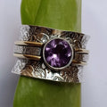 The ring for meditation made of bohemian crystal – 19