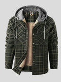 Rolf – Warm sherpa jacket – Green / S