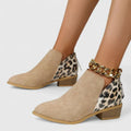 Rosa – Supportive Boots – Khaki / 39