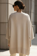Rosa – Oversized Knit Jumper – Beige / M