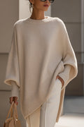 Rosa – Oversized Knit Jumper – Beige / L