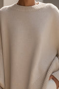 Rosa – Oversized Knit Jumper – Beige / XL