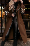 Rosa – Timeless elegant coat – Beige / M