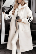 Rosa – Timeless elegant coat – Beige / XL