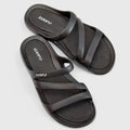 Saga – Supportive Sandals – Black / 37