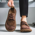 Santiago – Supportive Leather Shoes – Premium Edition – Khaki / 40