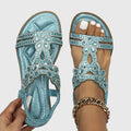 Sara – Supportive Sandals – Blue / 37