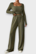 Selma – Long sleeve set – Beige / L