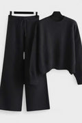 Selma – Long sleeve set – Black / S