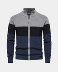 Simon – Zipped Jacket – Light Grey / M