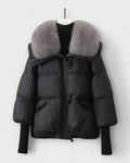 Sofia – Elegant coat – Black / XL