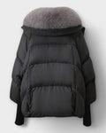 Sofia – Elegant coat – Black / 2XL