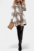 Sofia – Mini dress – Camel / S