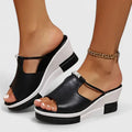 Sofia – Supportive Sandals – Black / 39