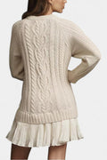 Sofie – Recycled dress – Beige / S