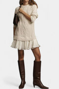 Sofie – Recycled dress – Beige / M