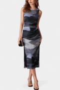 Sofie – Long dress – Brown / L