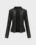 Sophia – Leather jacket – Black / M