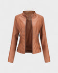 Sophia – Leather jacket – Black / XL