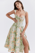 Sophie – Midi dress – Green / L