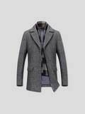 Søren – Stylish knitted jacket – Coffee / S