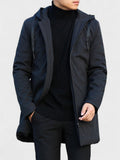 Søren – Stylish winter jacket in a modern design – Black / XL