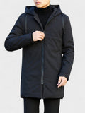 Søren – Stylish winter jacket in a modern design – Black / 2XL