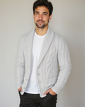Søren – Knitted vest – White / M