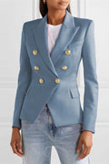 Stine – Elegant blazer – Dragon Blue / L