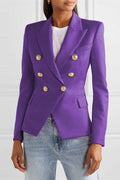 Stine – Elegant blazer – Dragon Blue / XL